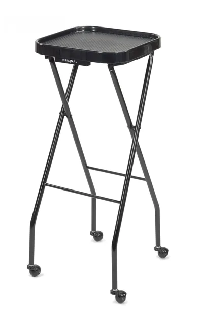 Kadeřnický odkládací stolek Original Best Buy - černý, čtvercový (6000759) + dárek zdarma