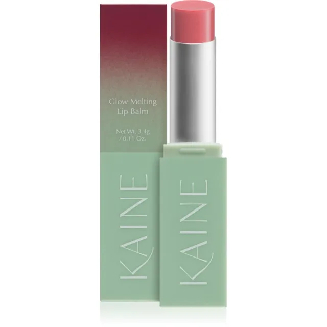 KAINE Glow Melting Lip Balm hydratační balzám na rty s regeneračním účinkem odstín #02 Rosy Plum 3.7 g