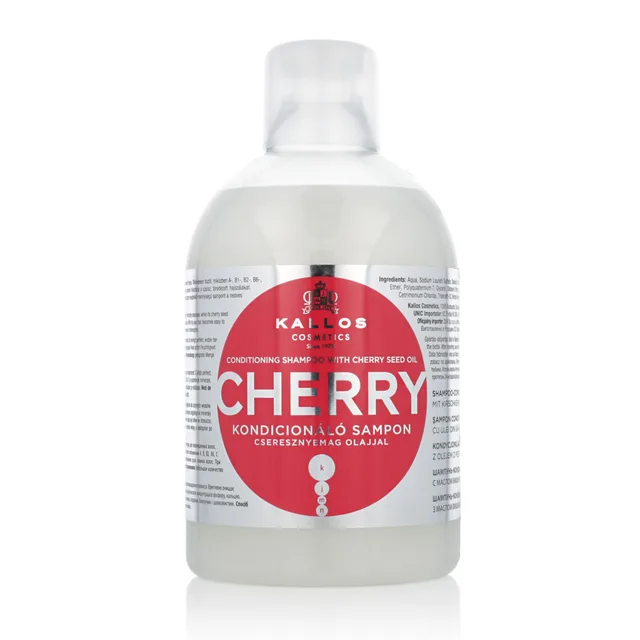 Kallos Cosmetics Kallos Cherry Hair Shampoo With Cherry Seed Oil 1000 ml