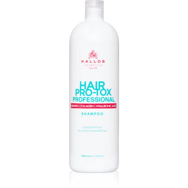 Kallos Hair Pro-Tox šampon s keratinem pro suché a poškozené vlasy 1000 ml