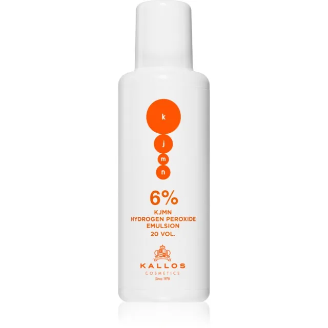 Kallos KJMN Professional Hydrogen Peroxide aktivační emulze 6 % 20 vol. pro profesionální použití 100 ml