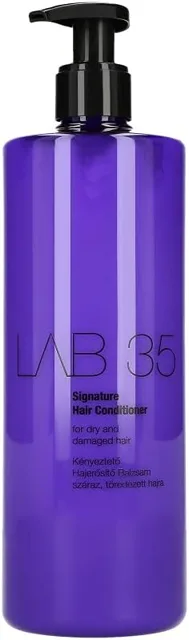 Kallos LAB 35 Signature Kondicionér pro suché a poškozené vlasy 500 ml (poškozený aplikátor)