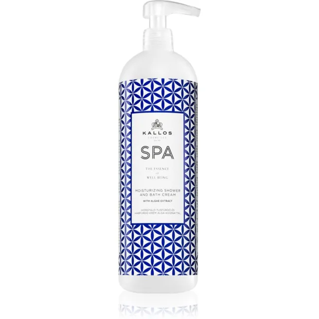 Kallos Spa sprchový a koupelový krémový gel s hydratačním účinkem 1000 ml