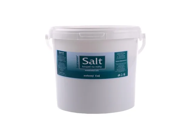 Kamenná sůl na nohy Batavan - zelený čaj - 5 kg + dárek zdarma