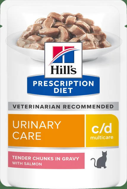 Kapsička Hill's Prescription Diet c/d Multicare s lososem 12x85g