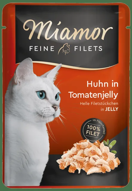 Kapsička MIAMOR Feine Filets kuře + rajče v želé 100g