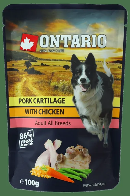 Kapsička Ontario Pork Cartilage with Chicken in Broth 100g