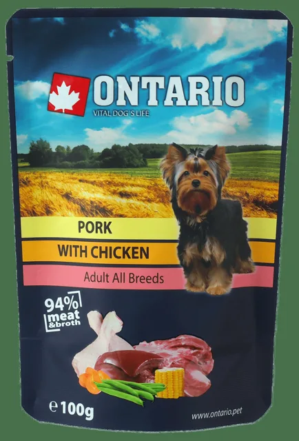 Kapsička Ontario Pork with Chicken in Broth 100g