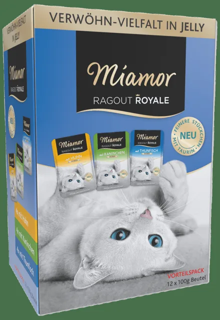 Kapsičky MIAMOR Ragout Royale multipack kuře, tuňák, králík v želé 1200g