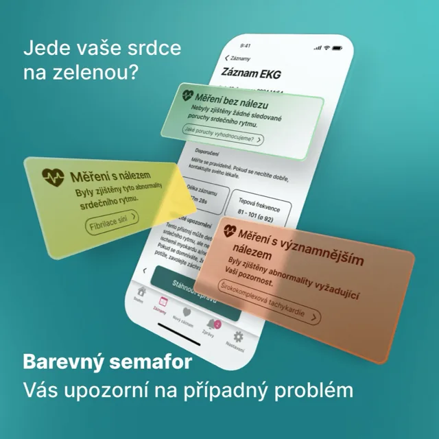 KARDI AI 12 měsíční EKG monitoring srdce M-XXL