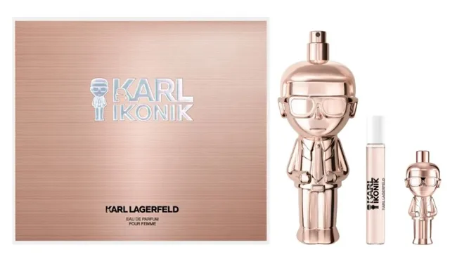 Karl Lagerfeld Ikonik Pour Femme - EDP 100 ml + EDP 7,5 ml + EDP 4,5 ml