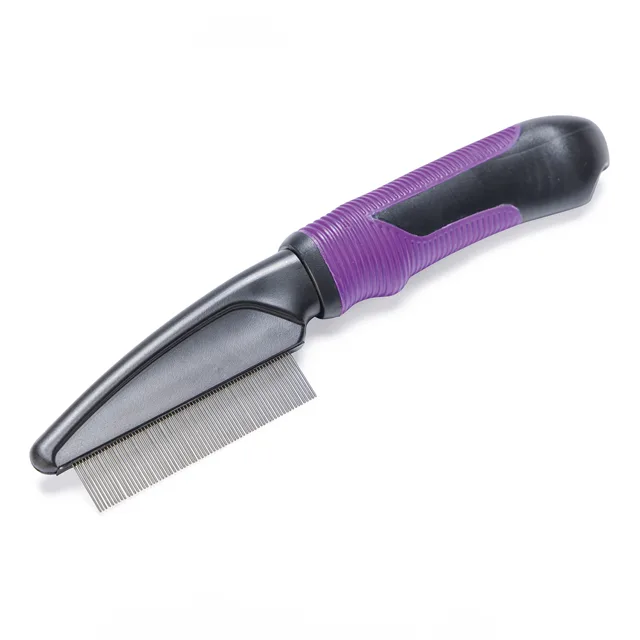 Karlie Professional hřeben na blechy s rukojetí - D 21 x Š 5 x V 3 cm
