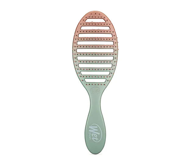 Kartáč na rozčesávání a foukání vlasů Wet Brush Speed Dry - zeleno-růžový + dárek zdarma
