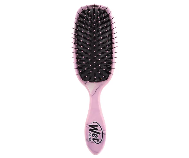 Kartáč na rozčesávání vlasů s nylonovými a kančími štětinami Wet Brush Shine Enhancer - růžovofialový + dárek zdarma