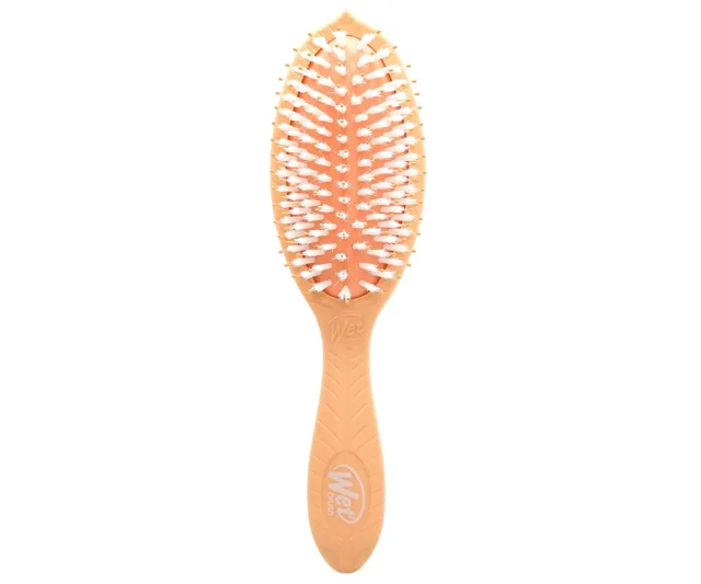 Kartáč na rozčesávání vlasů s příměsí kokosového oleje Wet Brush Go Green Treatment  a  Shine Brush - meruňkový + dárek zdarma