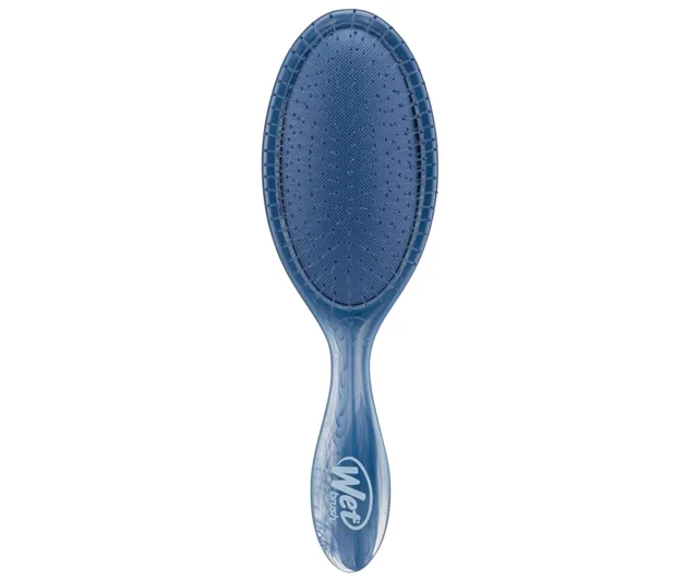 Kartáč na rozčesávání vlasů Wet Brush Original Detangler Natural Marble Blue Slate - břidlicově modrý mramorový (BWR830NMBS) + dárek zdarma