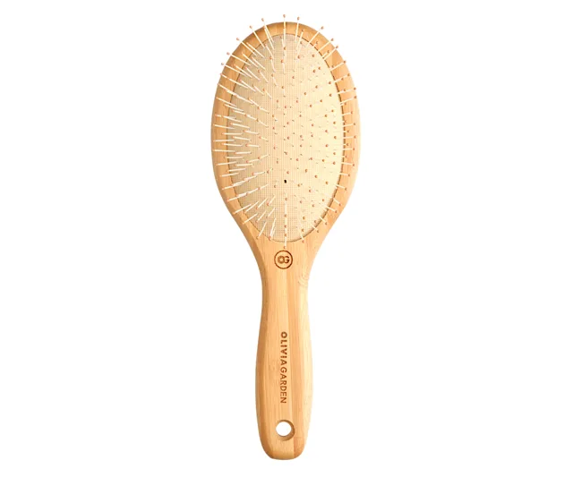 Kartáč na vlasy Olivia Garden Bamboo Touch Nylon M - 23,5 x 8 cm (ID1032) + dárek zdarma
