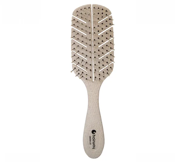 Kartáč na vlasy z organického materiálu Hairway Organica Ecoline - béžový (08094-20) + dárek zdarma