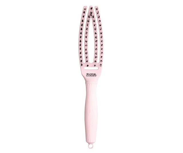Kartáč Olivia Garden Fingerbrush Combo Small - pastelově růžový (FB1PC-PS) + dárek zdarma