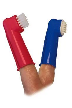 Kartáček Zubní Na Prst  2ks Cvet