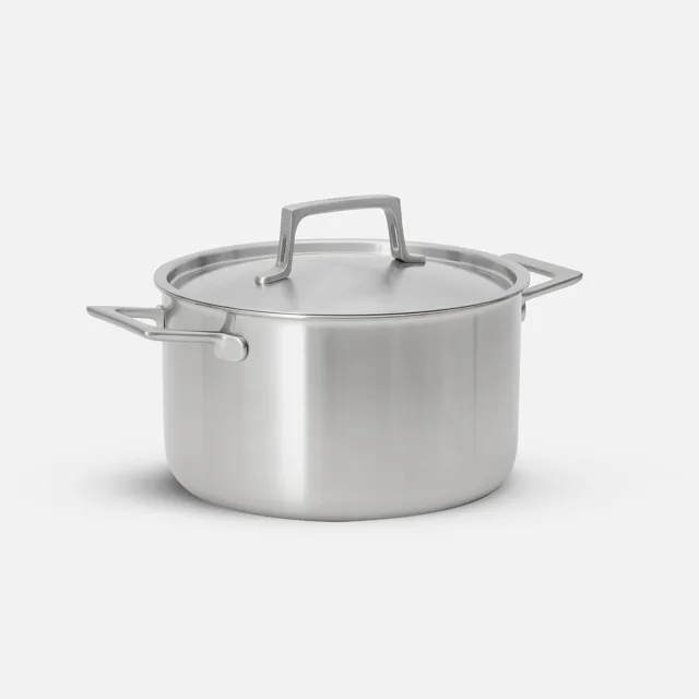 Kastrol Fabini Lucca 4.0 Pro Ø 24 cm (5,5 l)  nerezový, bez nýtů, s poklicí