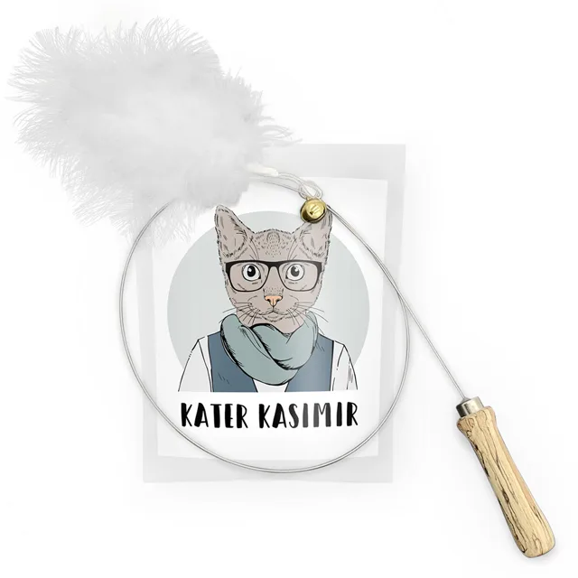 Kater Kasimir udice pro kočky s peřím - 1 kus