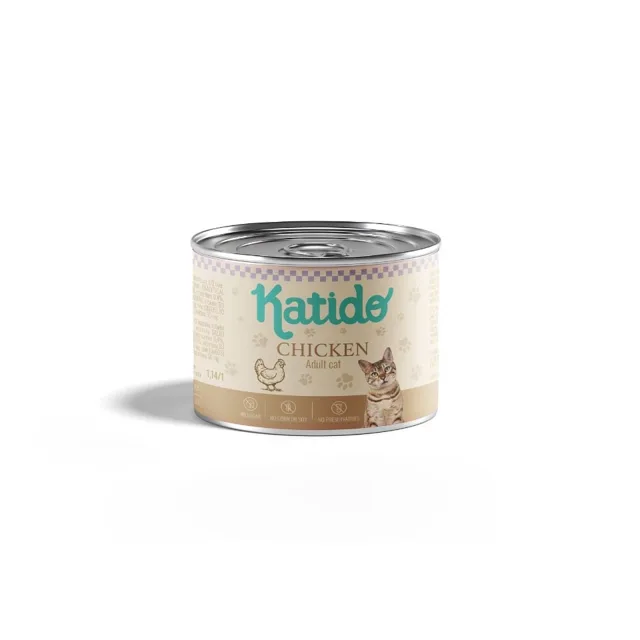 KATIDO 200g kuřecí konzerva pro kočky