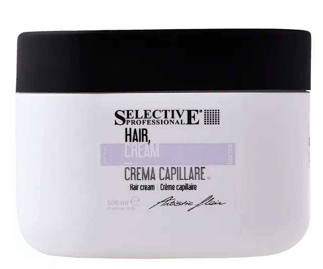 Kationtová regenerační maska pro všechny typy vlasů Selective Professional Artistic Flair Hair Cream - 500 ml + dárek zdarma