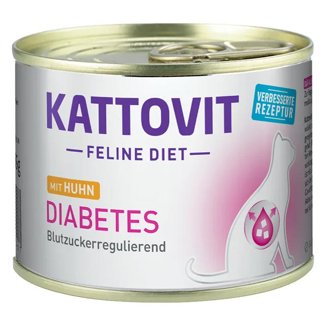 Kattovit Diabetes 185 g - 12 x 185 g kuřecí