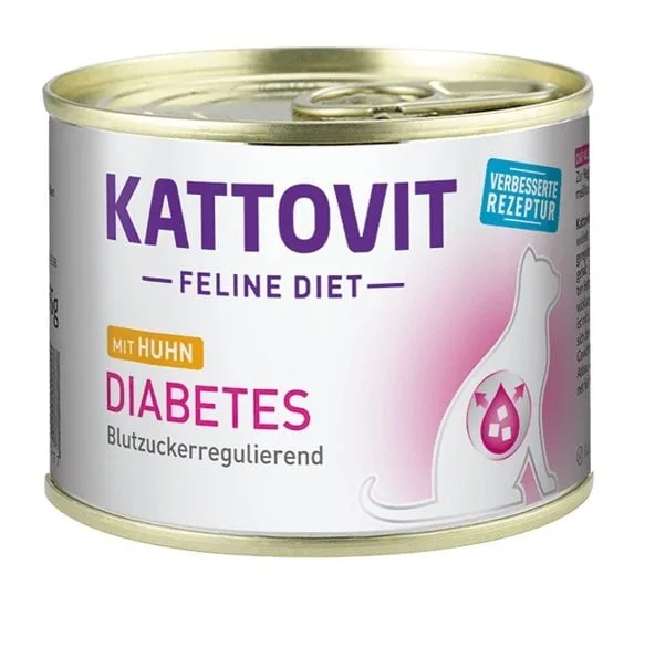 KATTOVIT Feline Diet Diabetes Kuřecí 185 g
