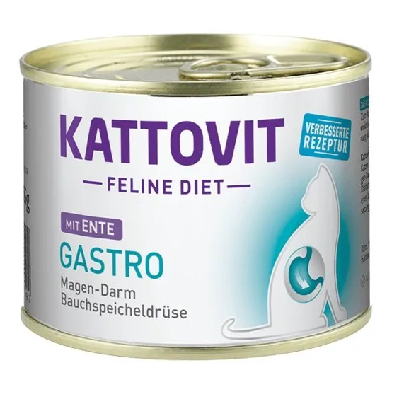 KATTOVIT Feline Diet Gastro Kachna 185 g