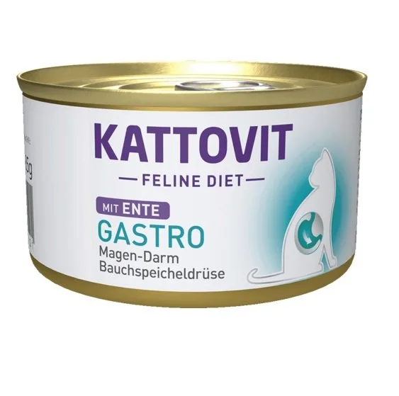 KATTOVIT Feline Diet Gastro Kachna 85 g