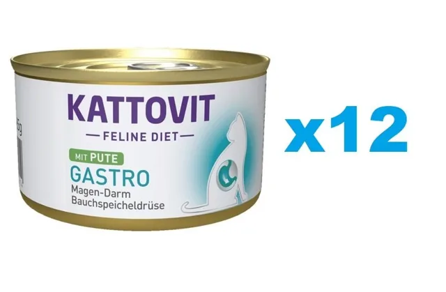KATTOVIT Feline Diet Gastro Turkey 12 x 85 g
