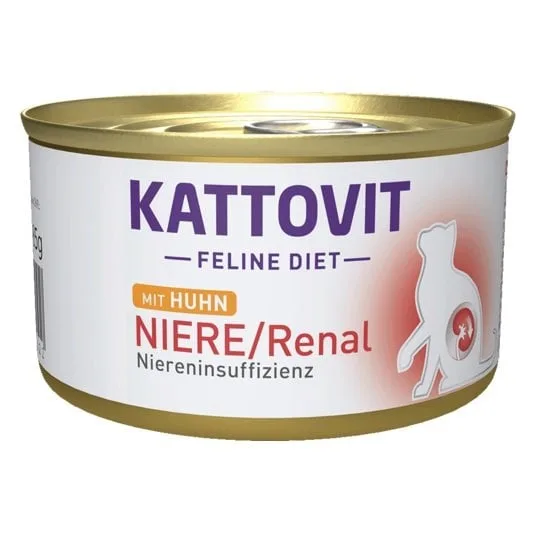 KATTOVIT Feline Diet Niere/Renal Kuřecí 85 g