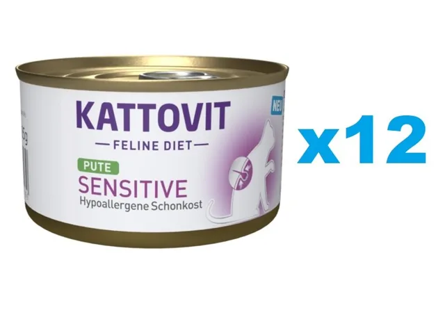 KATTOVIT Feline Diet Sensitive Krutí 12 x 85 g