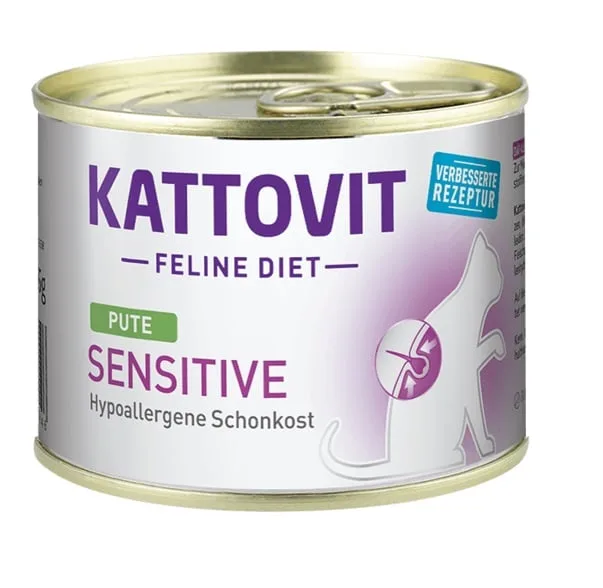 KATTOVIT Feline Diet Sensitive Turkey 185 g