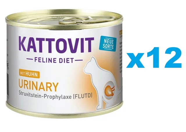 KATTOVIT Feline Diet Urinary Kuřecí 12 x 185 g