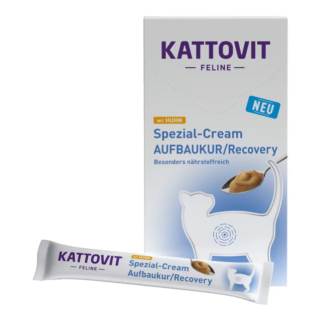 KATTOVIT Feline Special Cream RECOVERY s kuřetem - Výhodné balení: 66 x 16 g