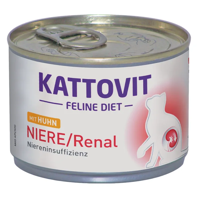 Kattovit Niere/Renal 185 g - 24 x 185 g kuřecí