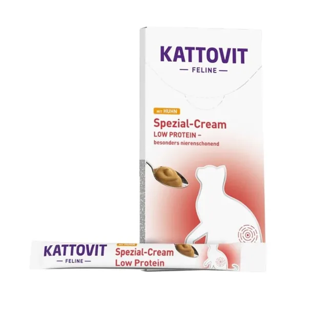 KATTOVIT Renal Cream 6x15g Kuřecí krémová pochoutka pro kočky