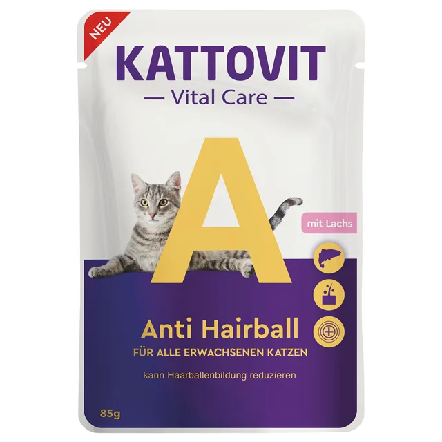Kattovit Vital Care zkušební balení - výhodné balení: 100 x 85 g (5 příchutí)