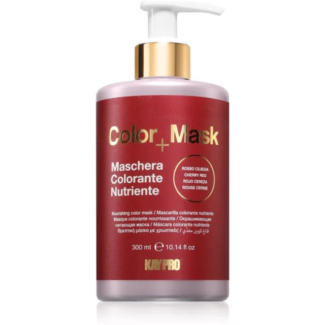 Kaypro Color Mask Nourishing Color Mask barvicí maska odstín Cherry Red 300 ml