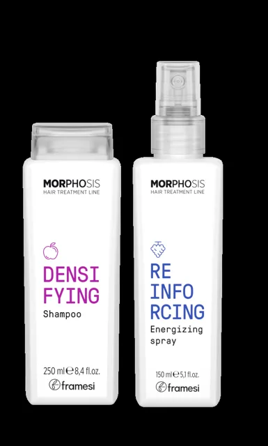 Kazeta Framesi Morphosis Densifying - Šampon 250ml + Sprej Reinforcing 150ml