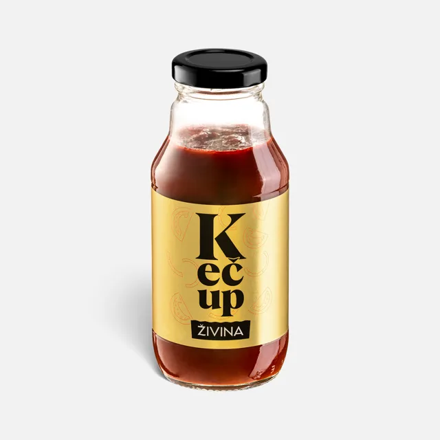 Kečup 350 g  ze sladkých letních rajčat z jihomoravských polí