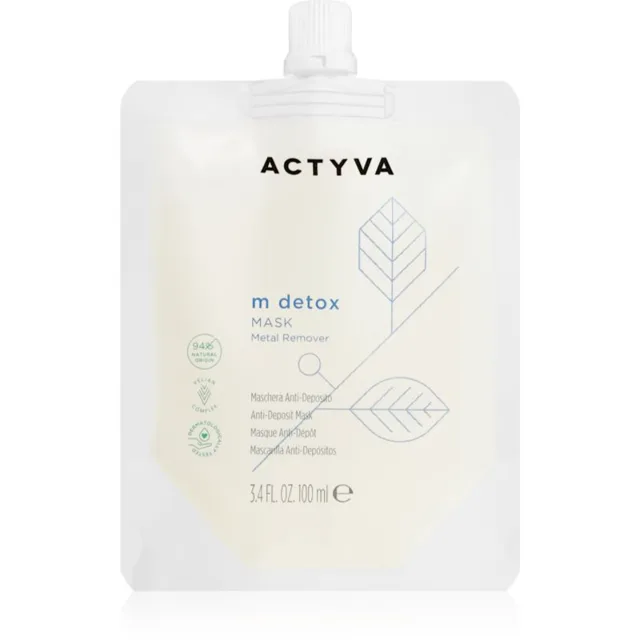 Kemon Group Actyva M Detox detoxikační maska proti tvrdé vodě 100 ml