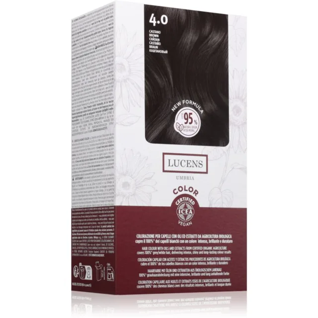 Kemon Group Lucens Umbria barva na vlasy odstín 4.0 Castano 100 ml