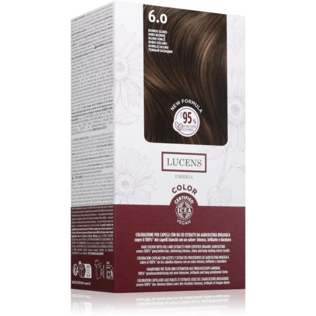 Kemon Group Lucens Umbria barva na vlasy odstín 6.0 Biondo Scuro 100 ml