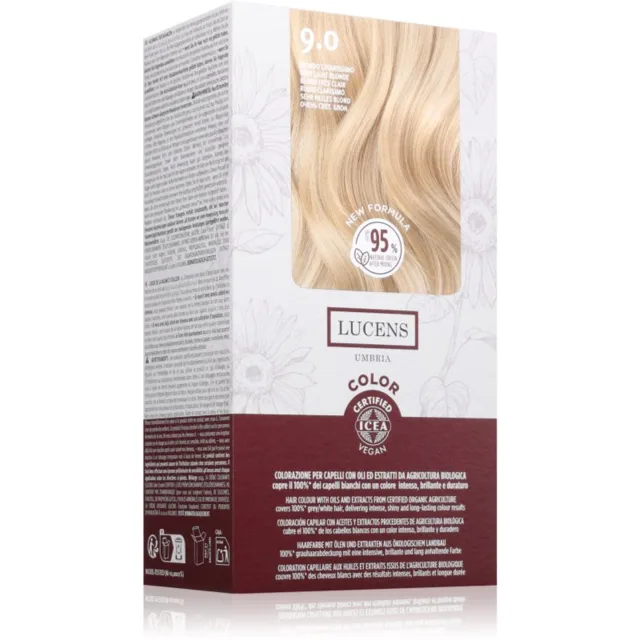 Kemon Group Lucens Umbria barva na vlasy odstín 9.0 Biondo Chiarissimo 100 ml