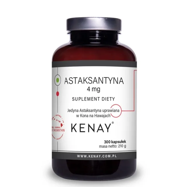 Kenay Astaxanthin 4 mg 300 kapslí