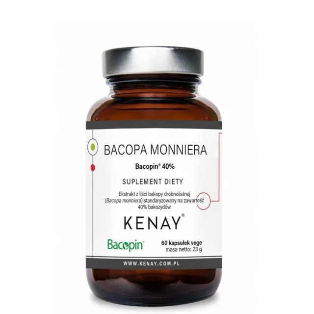 Kenay Bacopa monnieri Bacopin 40% 60 kapslí